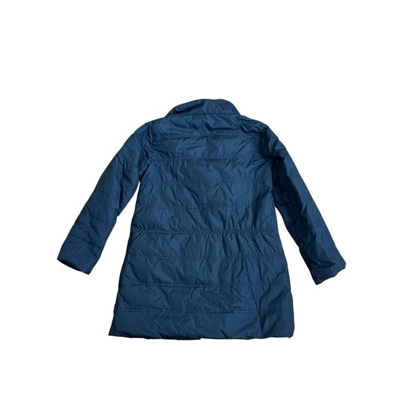 Eileen Fisher Stand Collar Black Down Puffer Winter Coat Jacket, Size XS *Flaw* - Picture 4 of 10